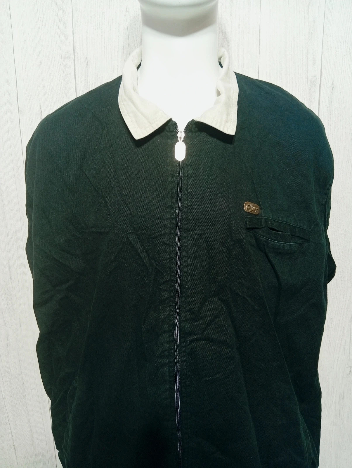 Veste réversible homme - taille L/40 - lacoste - couleur noir et beige – Lacoste – taille L 2
