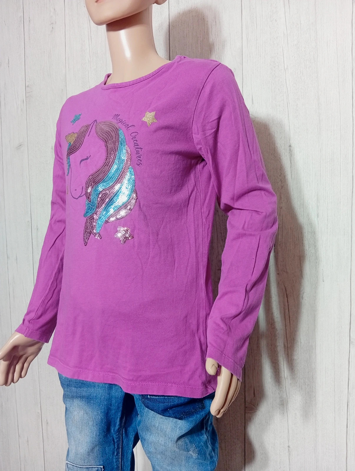 T-shirt manche longue fille - taille 12 ans ( 143/155 cm) - inextenso-couleur fushia multicolore – In Extenso – taille 12 ans / 152 cm 5