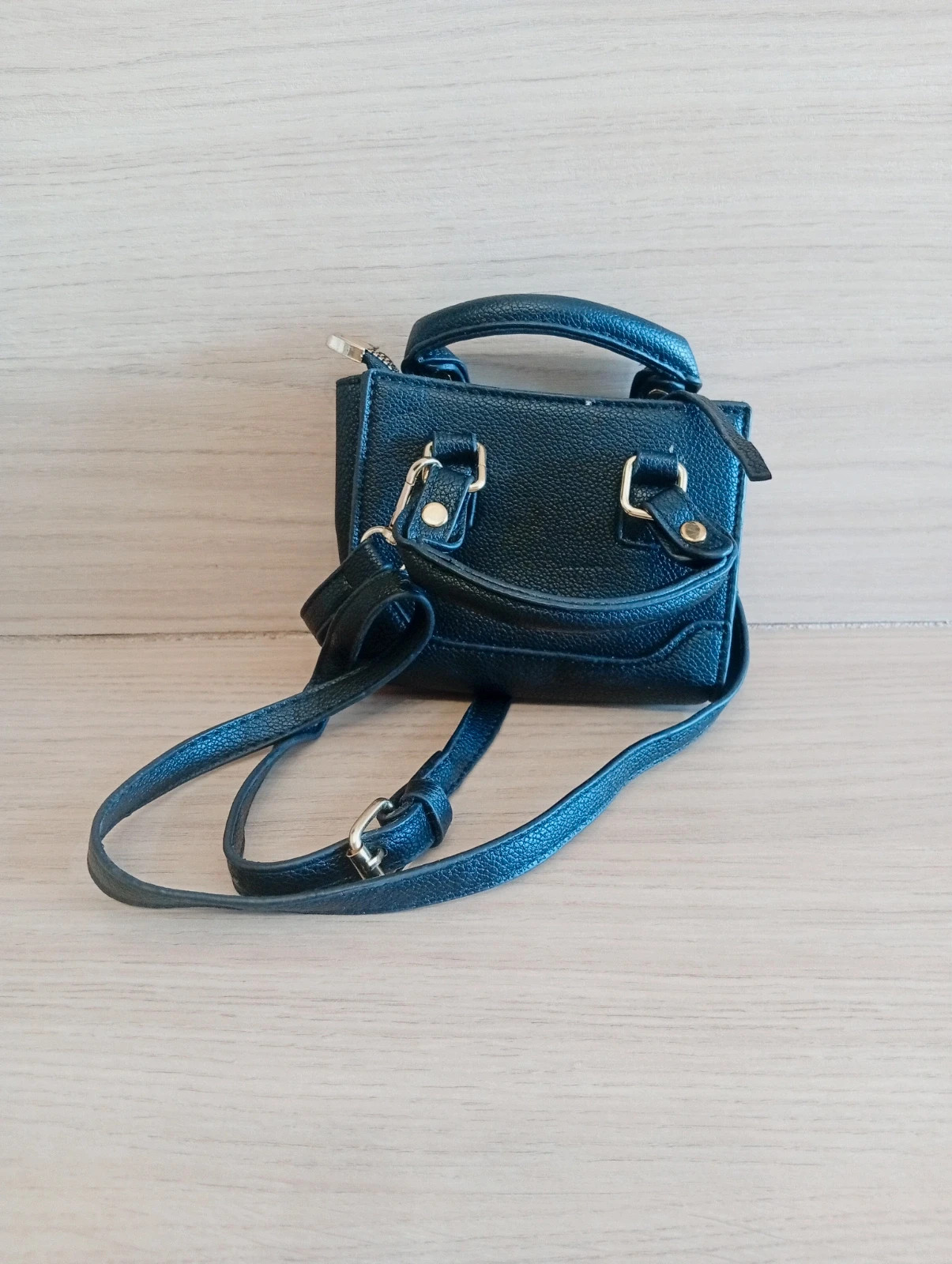 Sac a bandoulière femme - taille 14×11×5 - couleur noir 4