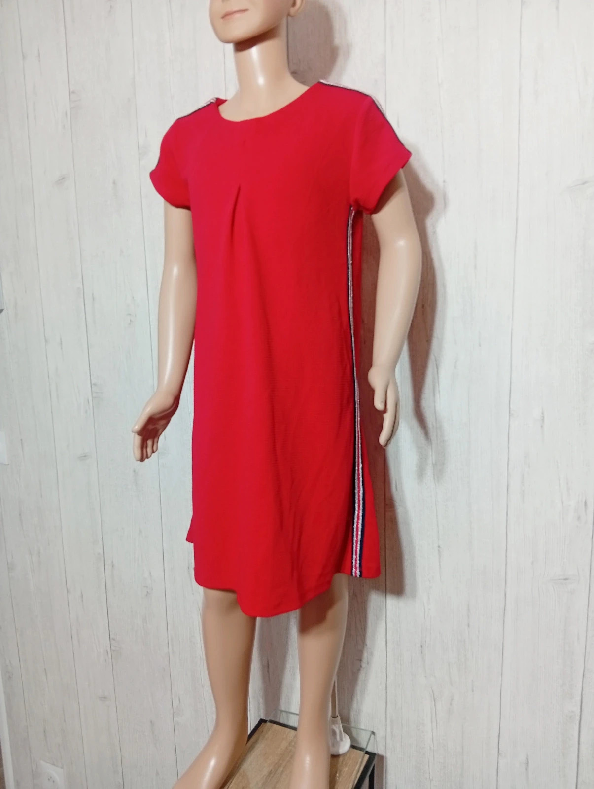 Robe fille - taille 12 ans - couleur rouge et marine – taille 12 ans / 152 cm 5
