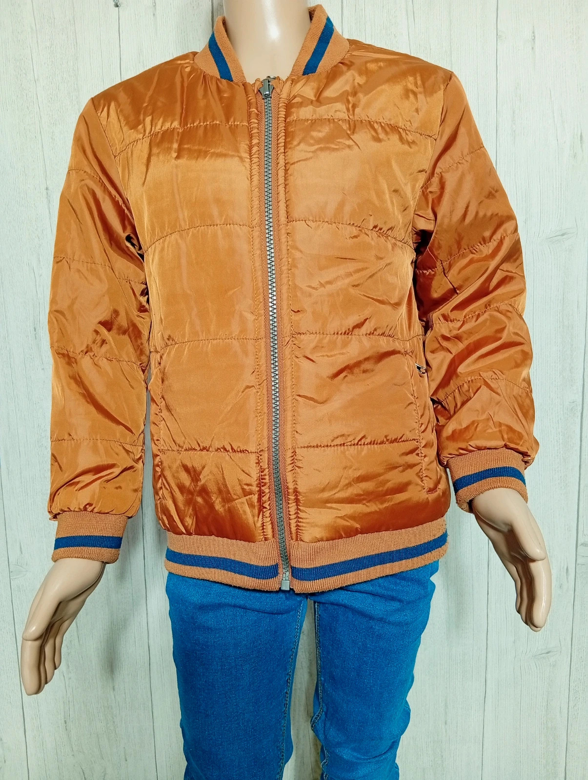 Blouson garcon - taille 8 ans - couleur dore marron – taille 8 ans / 128 cm 3