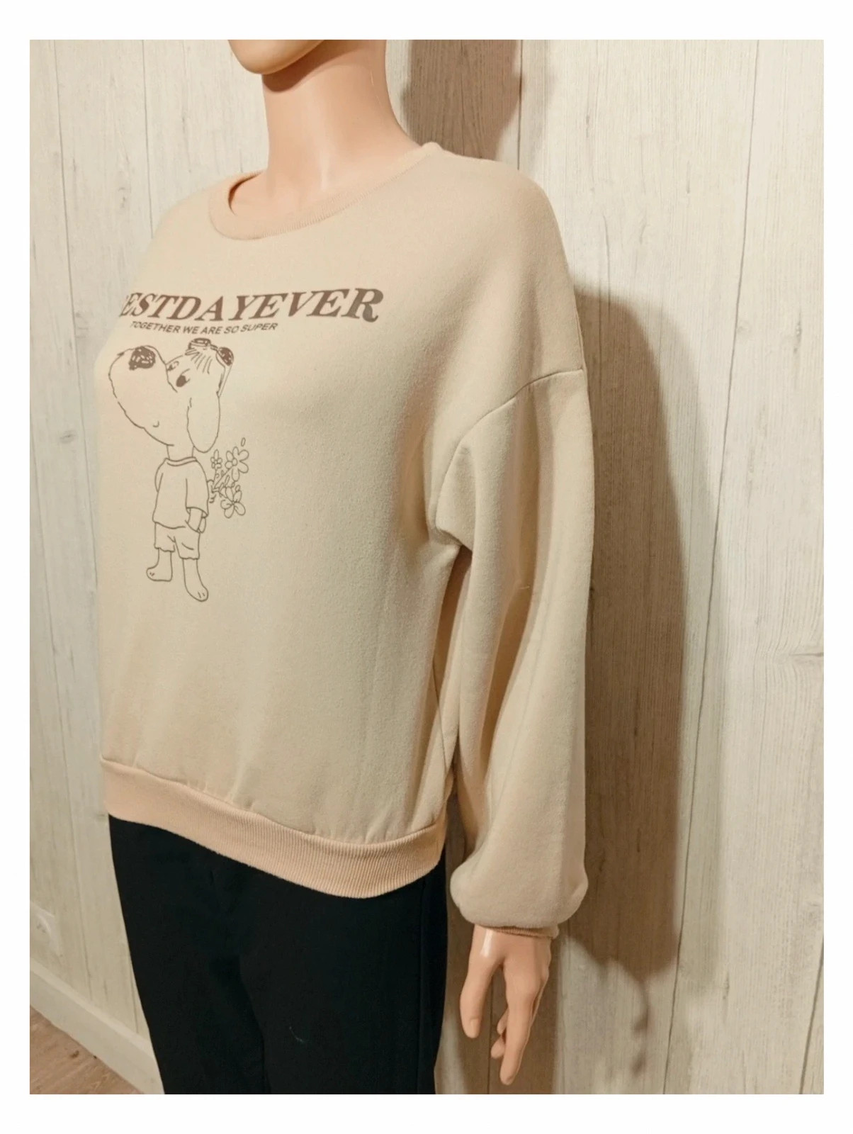 Pull beige femme - shein - taille M/38 – Shein – taille M / 38 / 10 5