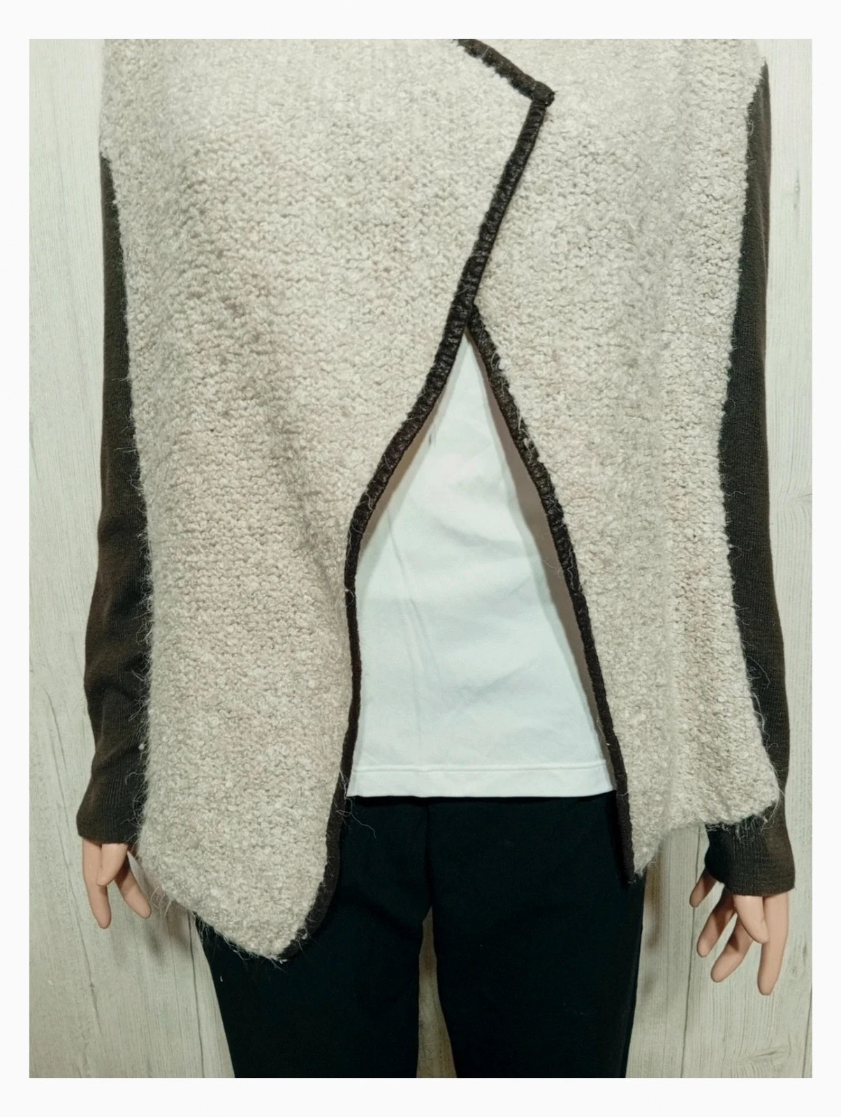 Cardigan marron - taille M/38 - Miss Captain - femme – Miss Captain – taille M / 38 / 10 3