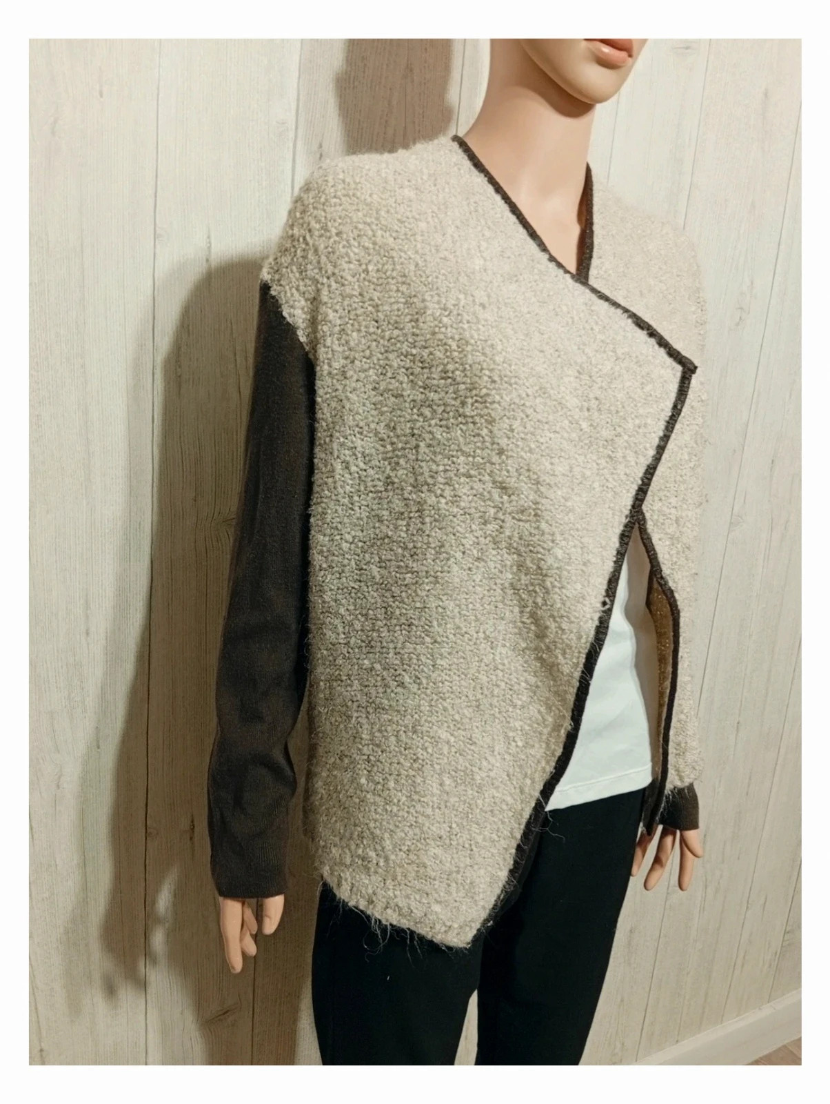 Cardigan marron - taille M/38 - Miss Captain - femme – Miss Captain – taille M / 38 / 10 4