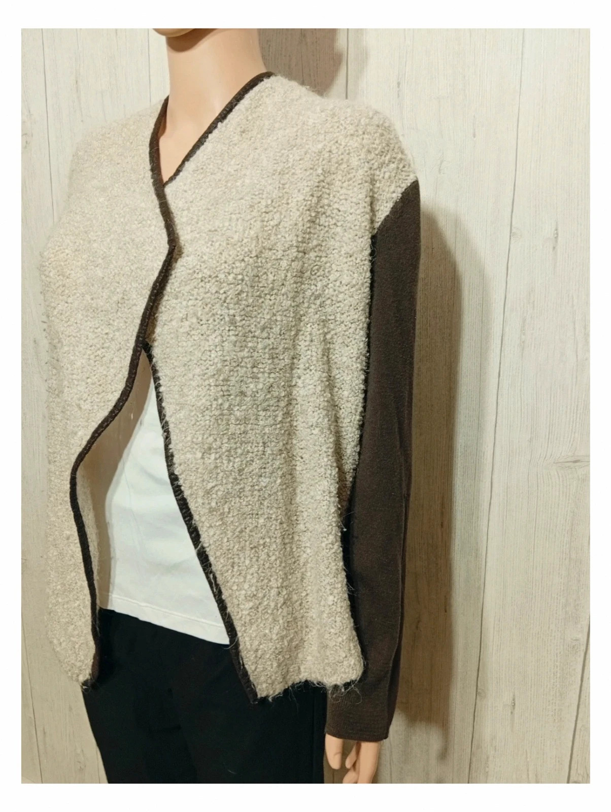 Cardigan marron - taille M/38 - Miss Captain - femme – Miss Captain – taille M / 38 / 10 5