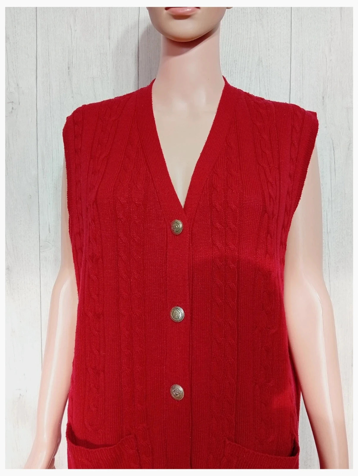 Cardigan rouge - taille 50/52 - femme – taille 5XL / 50 / 22 2