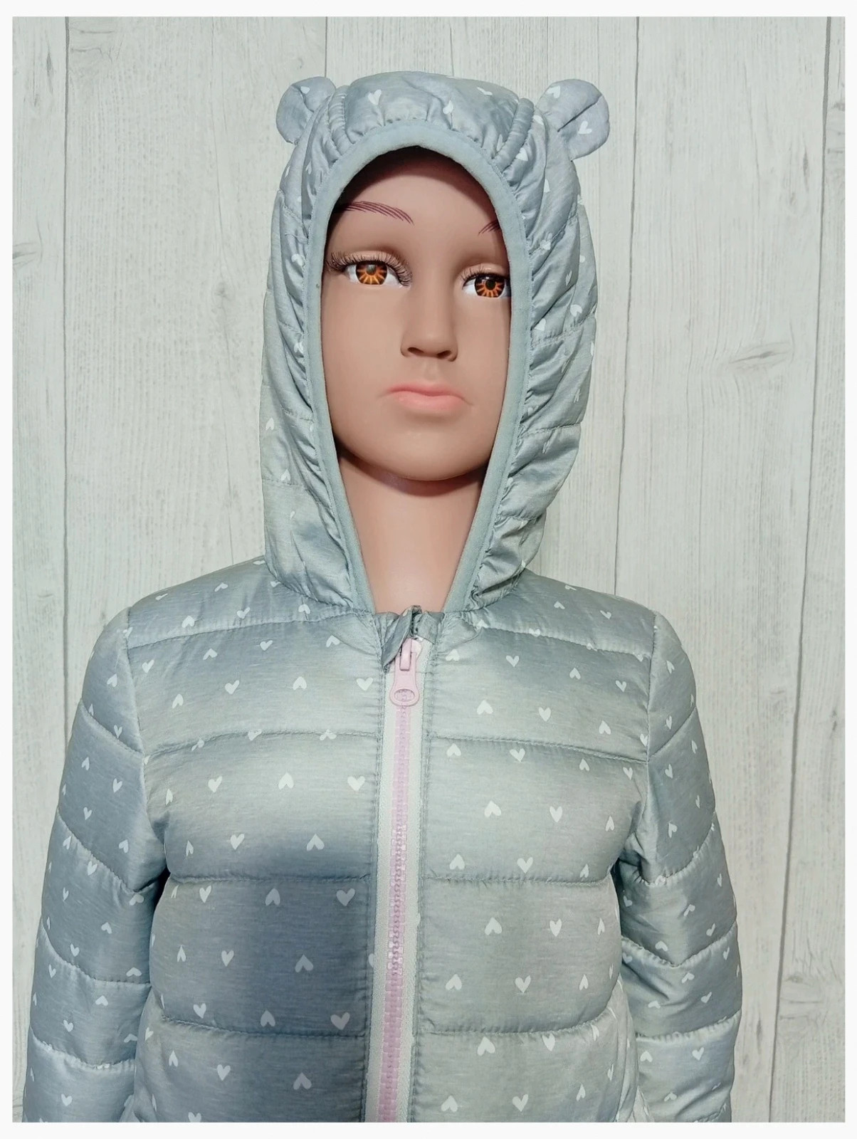 Doudoune baby club - taille 2ans (86 cm) - fille - couleur gris et blanc – Baby Club – taille 18-24 mois / 86 cm 2