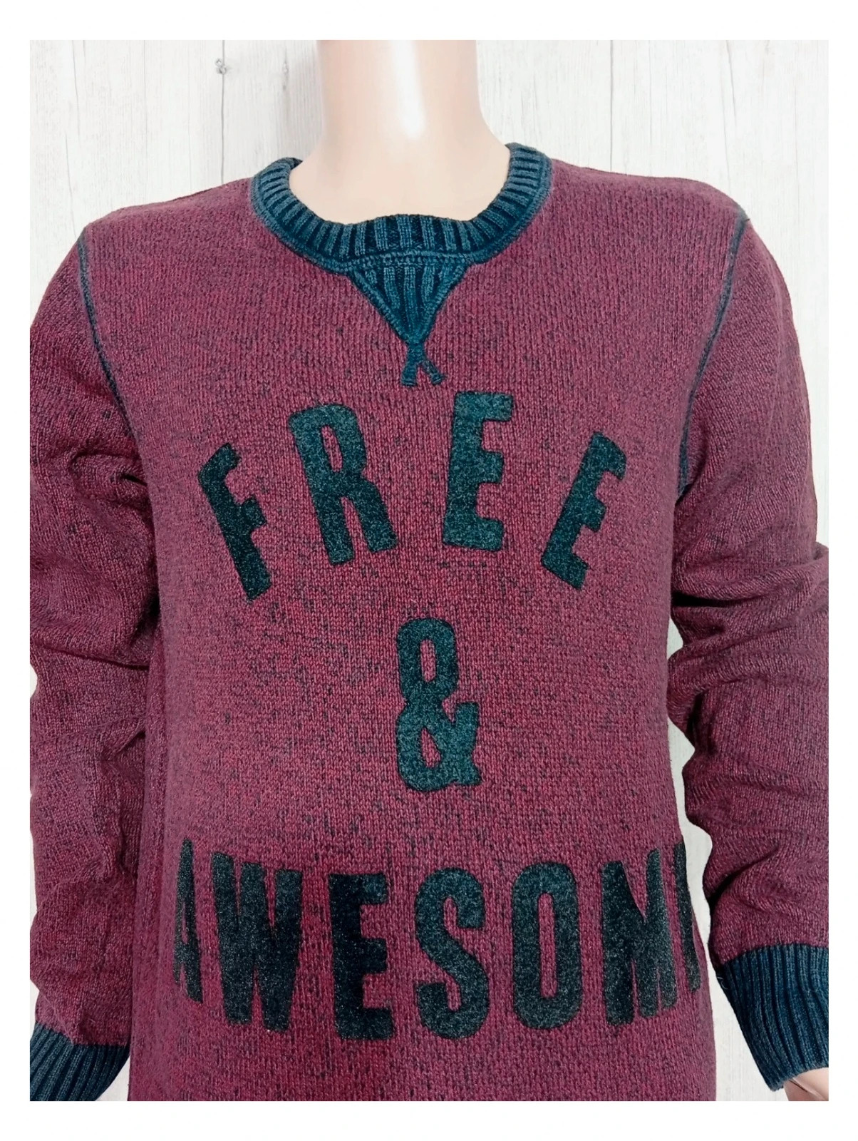Pull H&M garçon - couleur bordeaux et noir - taille 10/12 ans – H&M – taille 11 ans / 146 cm 2