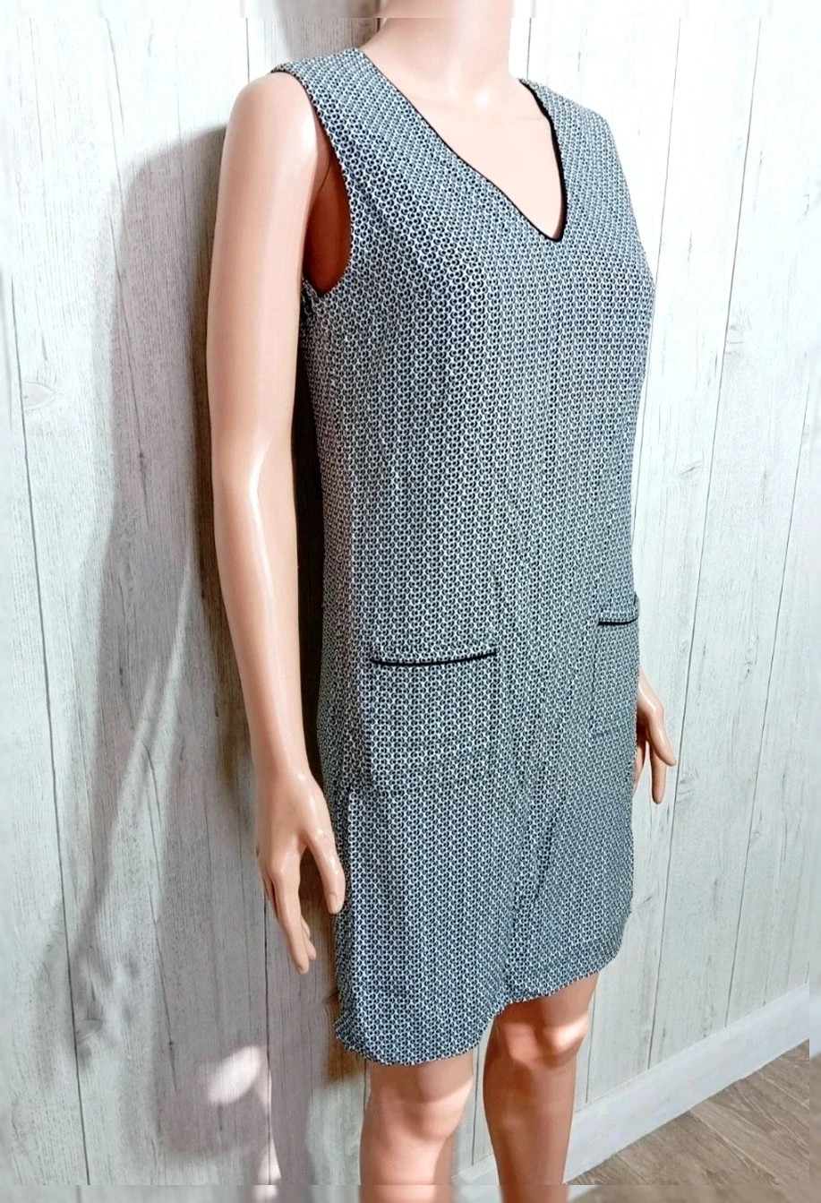 Robe femme d'été - Camaieu - Taille S/36 - couleur noir et blanc – Camaïeu – taille S / 36 / 8 5