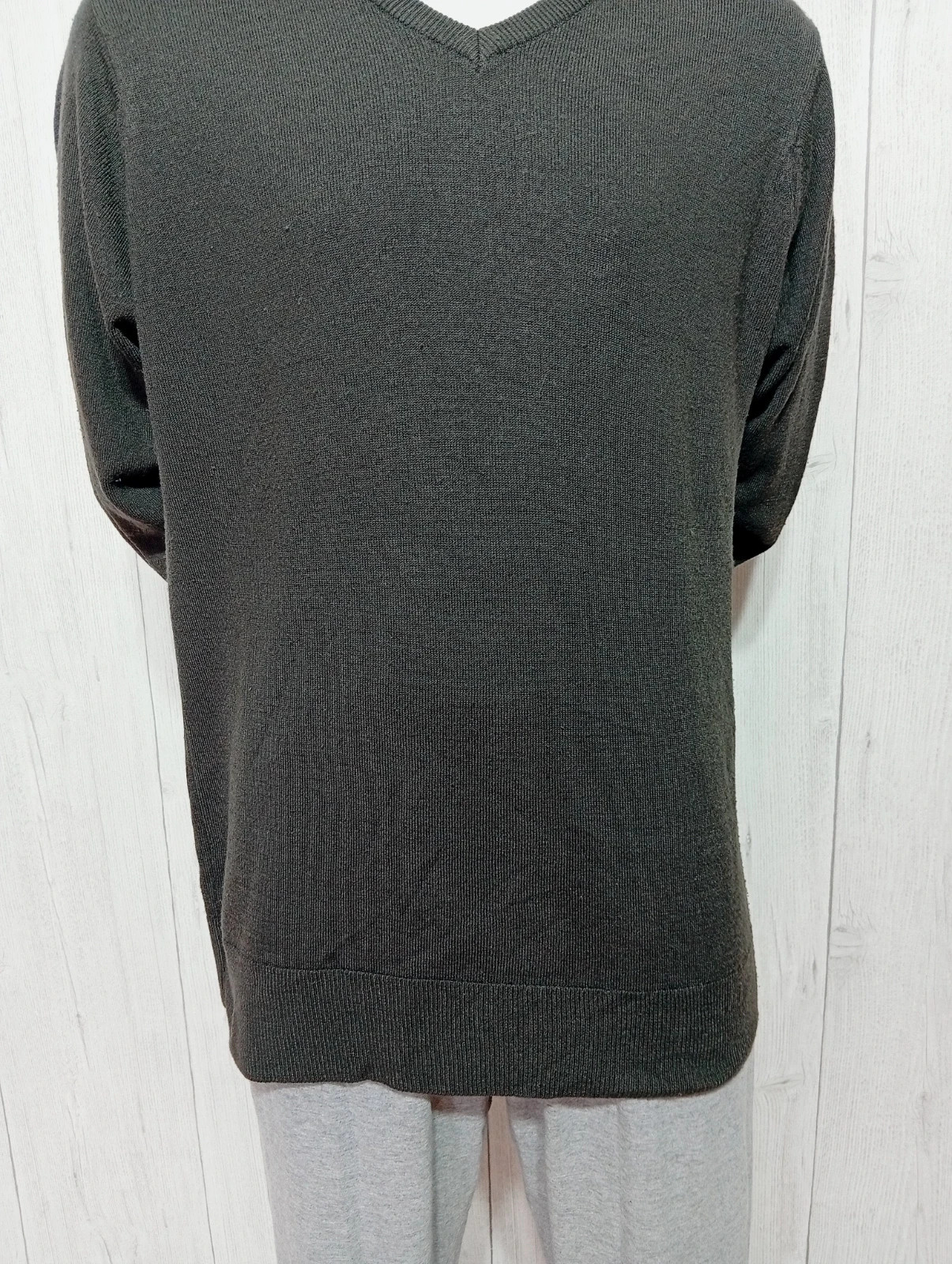 Sweat a col V homme - taille L/40 - Decathlon - couleur marron – Decathlon – taille L 3