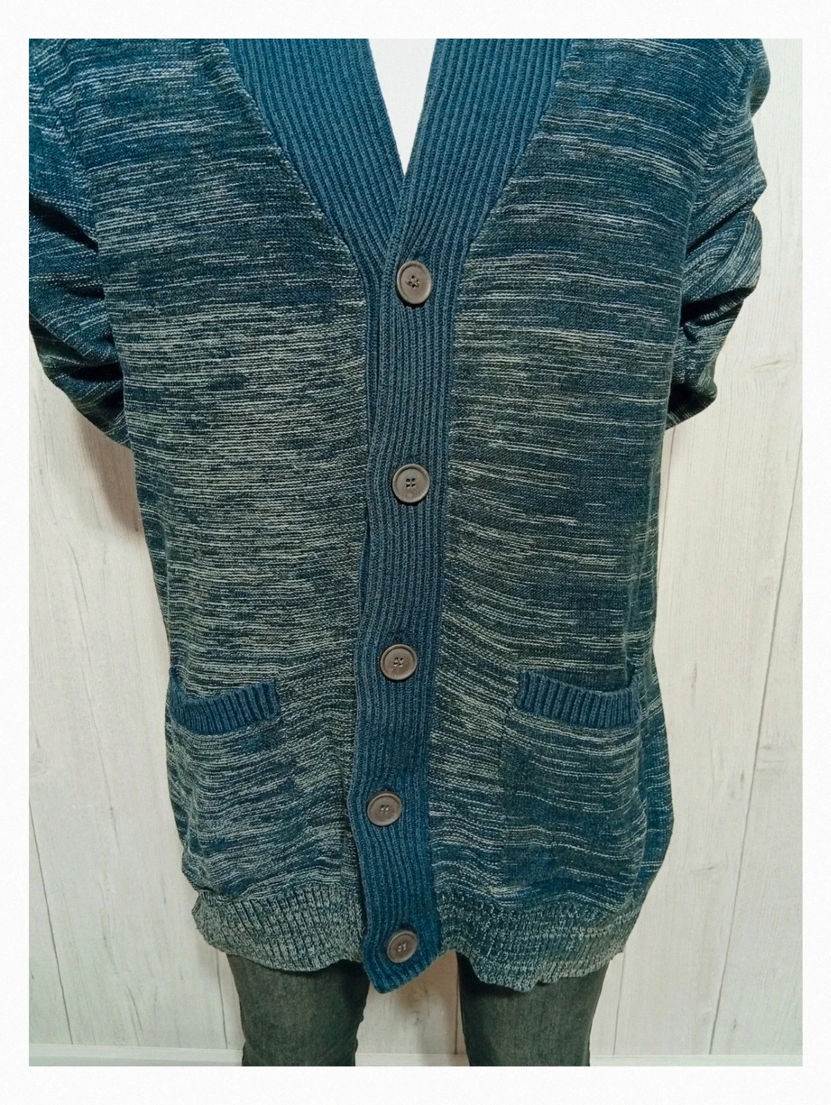 Cardigan ckh clockhouse homme - couleur marine et gris - taille XL/42 – CKH Clockhouse – taille XL 3