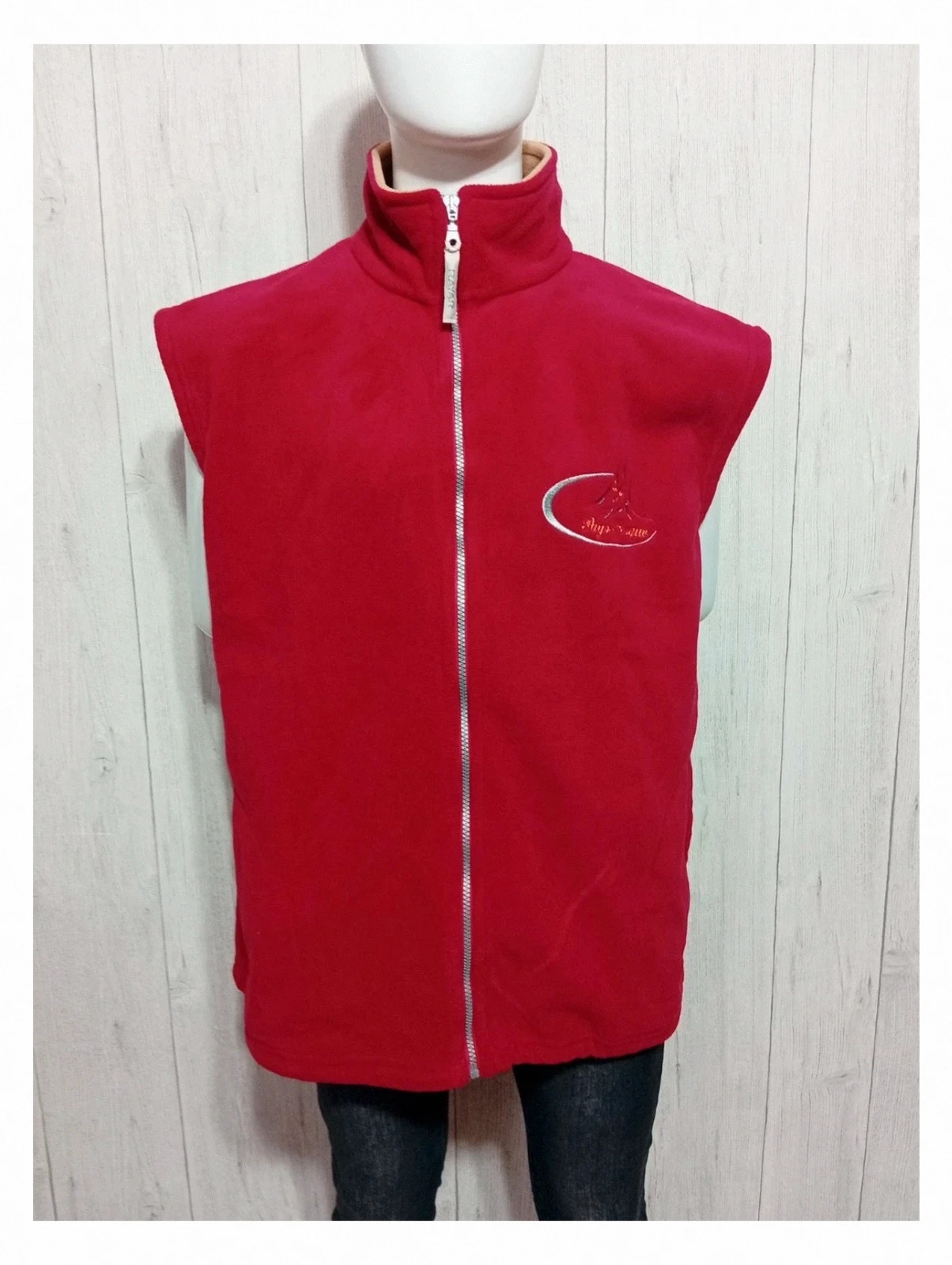 Veste polaire Rayar homme sans manches - couleur rouge - taille XL/42 – Rayar – taille XL 2