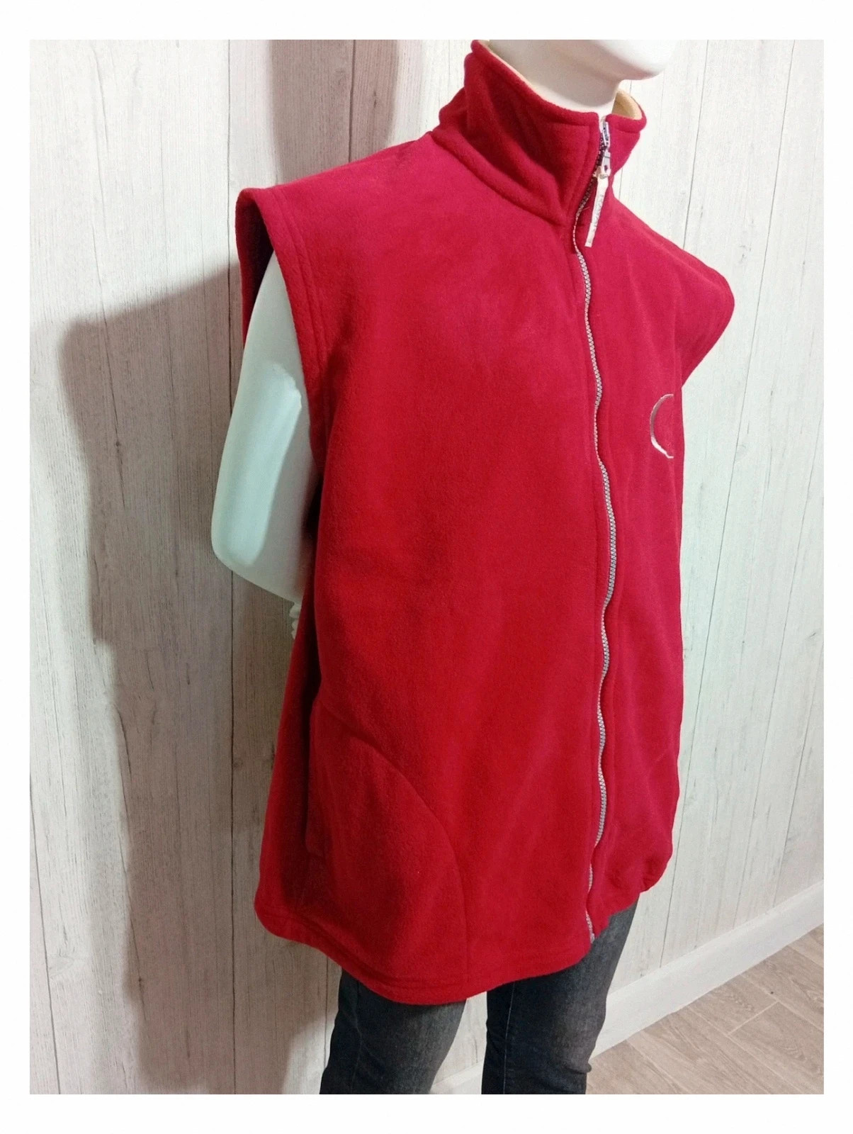 Veste polaire Rayar homme sans manches - couleur rouge - taille XL/42 – Rayar – taille XL 5