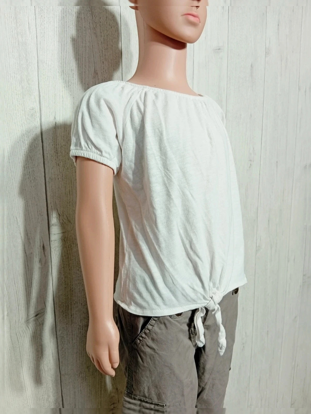 T-shirt fille manche courte taille 5 ans - blanc kiabi – Kiabi – taille 5 ans / 110 cm 4