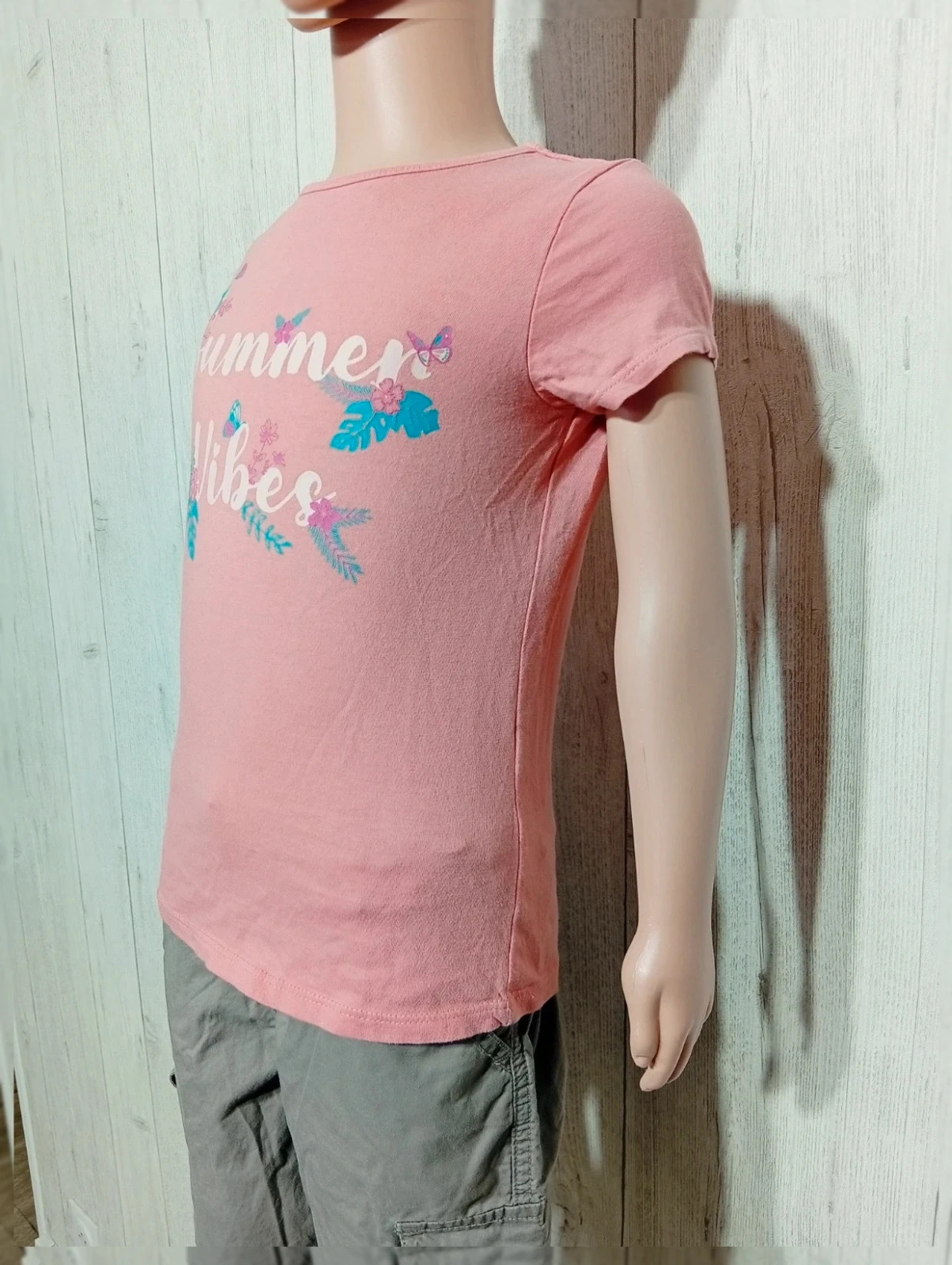 T-shirt fille manche courte - 5ans (107/113 cm) - couleur inextenso – In Extenso – taille 5 ans / 110 cm 5