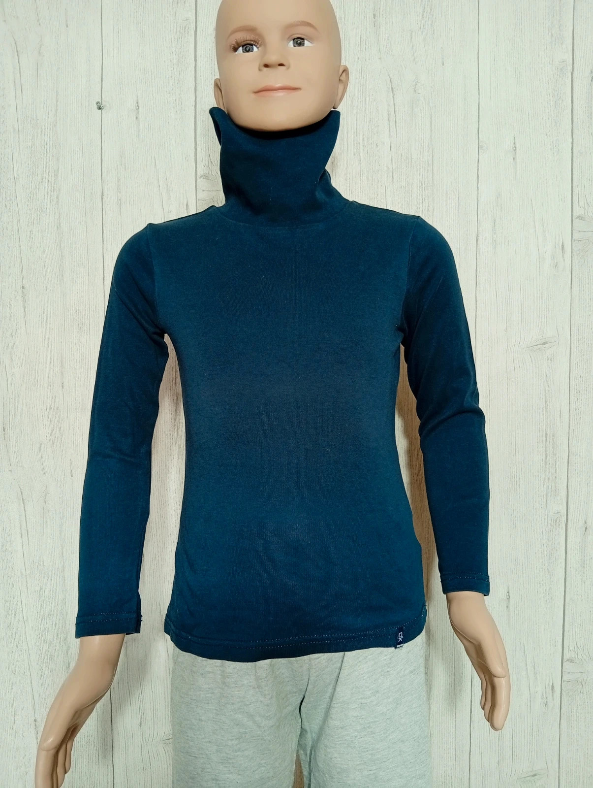 Pull a col roulé garcon - taille 8 ans (128 cm) - okaidi - couleur marine