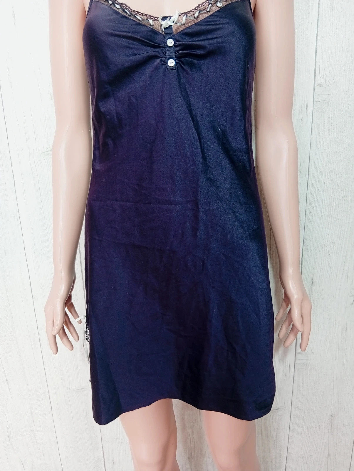 Nuisette femme - taille S/36 - Darjeeling - couleur violet et blanc – Darjeeling – taille S / 36 / 8 3