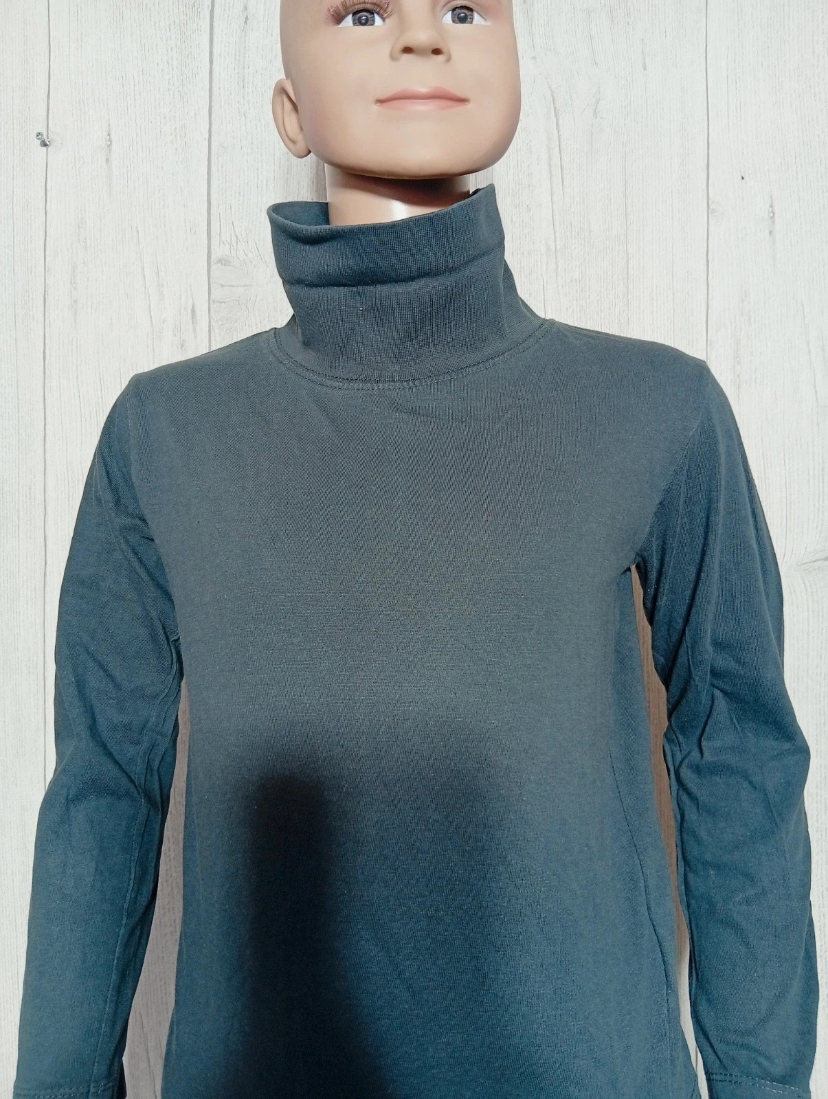 Pull a col roulé garçon - taille 8 ans - couleur gris – taille 8 ans / 128 cm 2