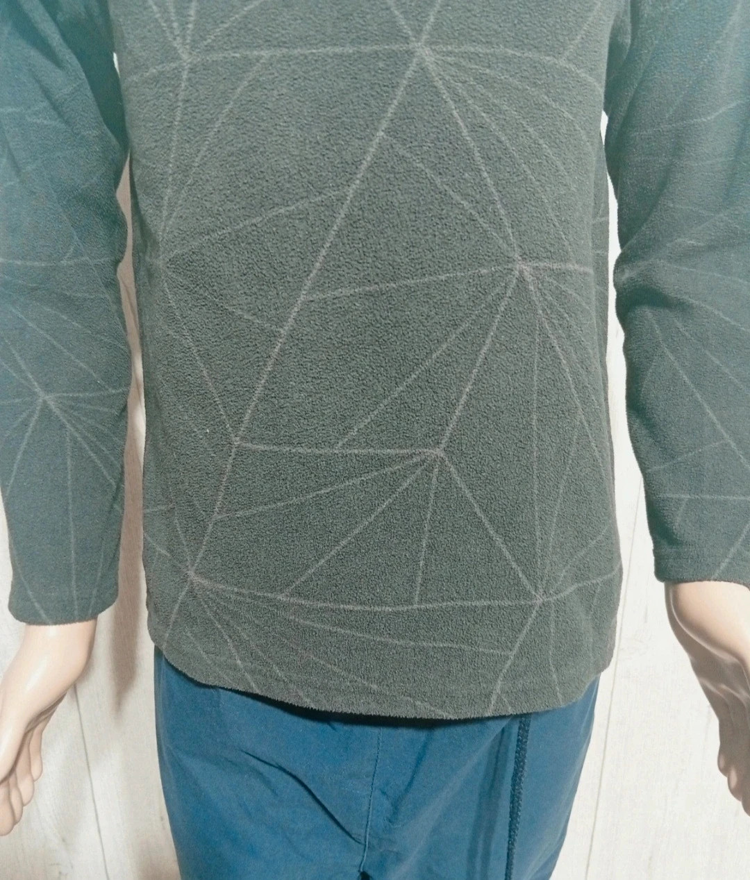 Pull polaire garcon - Taille 8 ans ( 125 /132 cm) - Quechua - couleur gris et jaune – Quechua – taille 8 ans / 128 cm 3