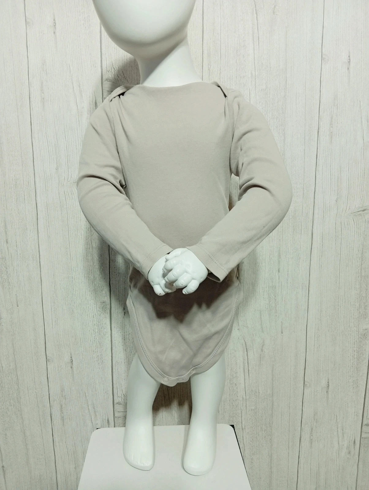 Bodies garcon - taille 12/18 mois (86 cm) - C&A - couleur beige