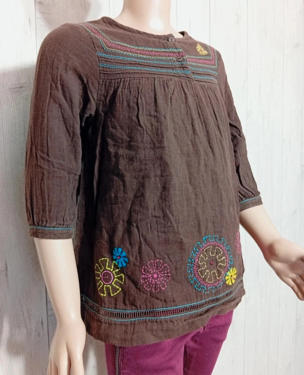 T-shirt a motif fille - Taille 8 ans (128 cm) - Orchestra - couleur marron multicolore – Orchestra – taille 8 ans / 128 cm 4