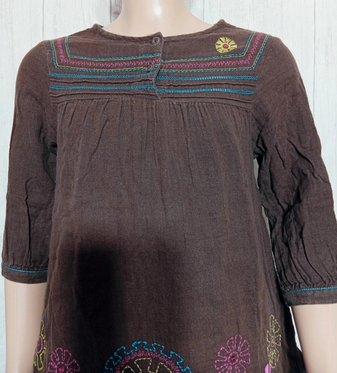 T-shirt a motif fille - Taille 8 ans (128 cm) - Orchestra - couleur marron multicolore – Orchestra – taille 8 ans / 128 cm 2