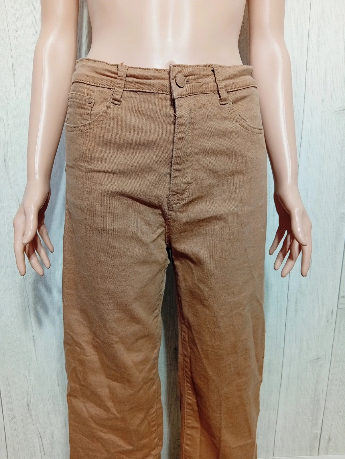 Jeans a jambes larges femme - taille L/40 - Mila premium - couleur marron – Mila Premium – taille L / 40 / 12 2