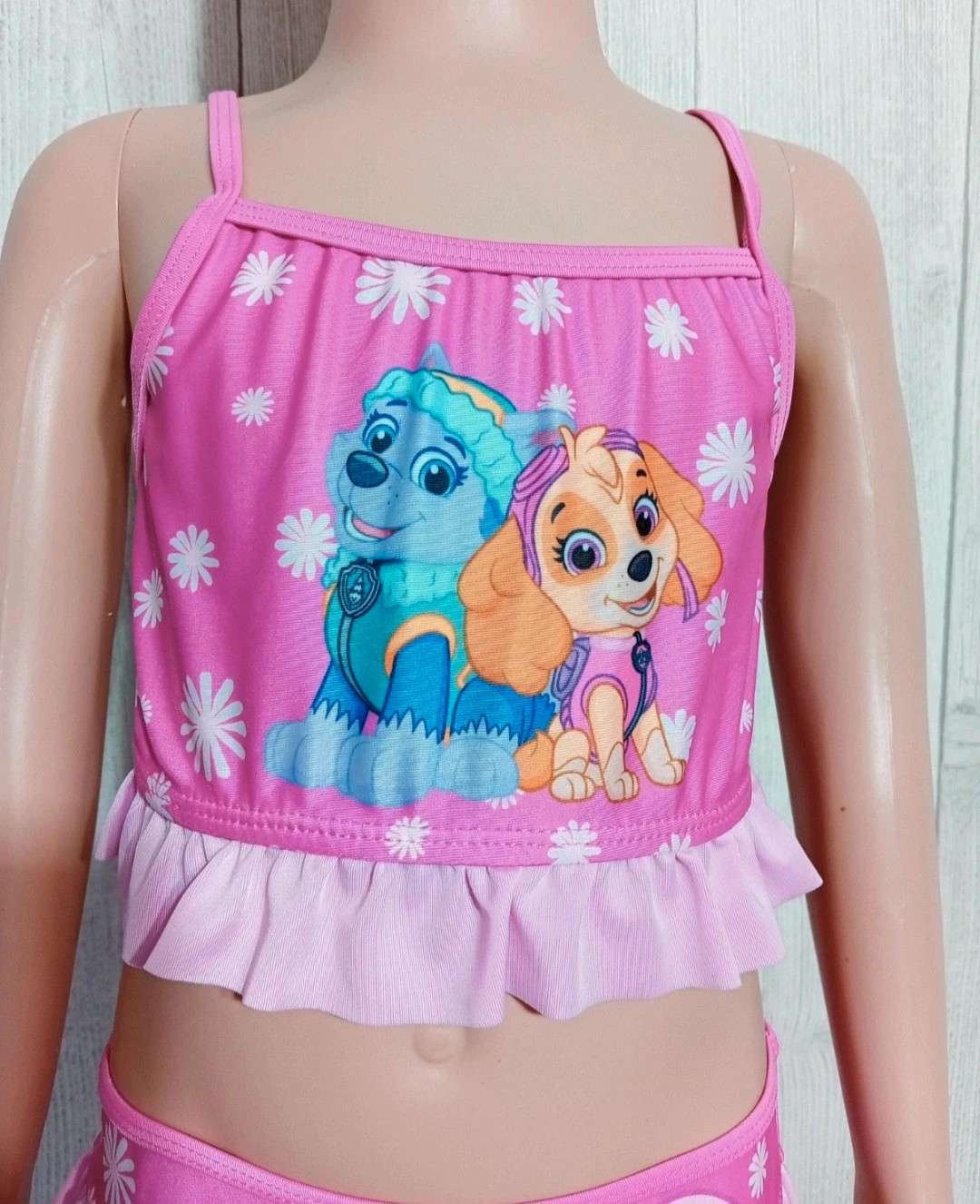 Ensemble maillot de bain 2 pièces fille- taille 7 ans - nickelodeon - couleur fushia rose – Nickelodeon – taille 7 ans / 122 cm 2