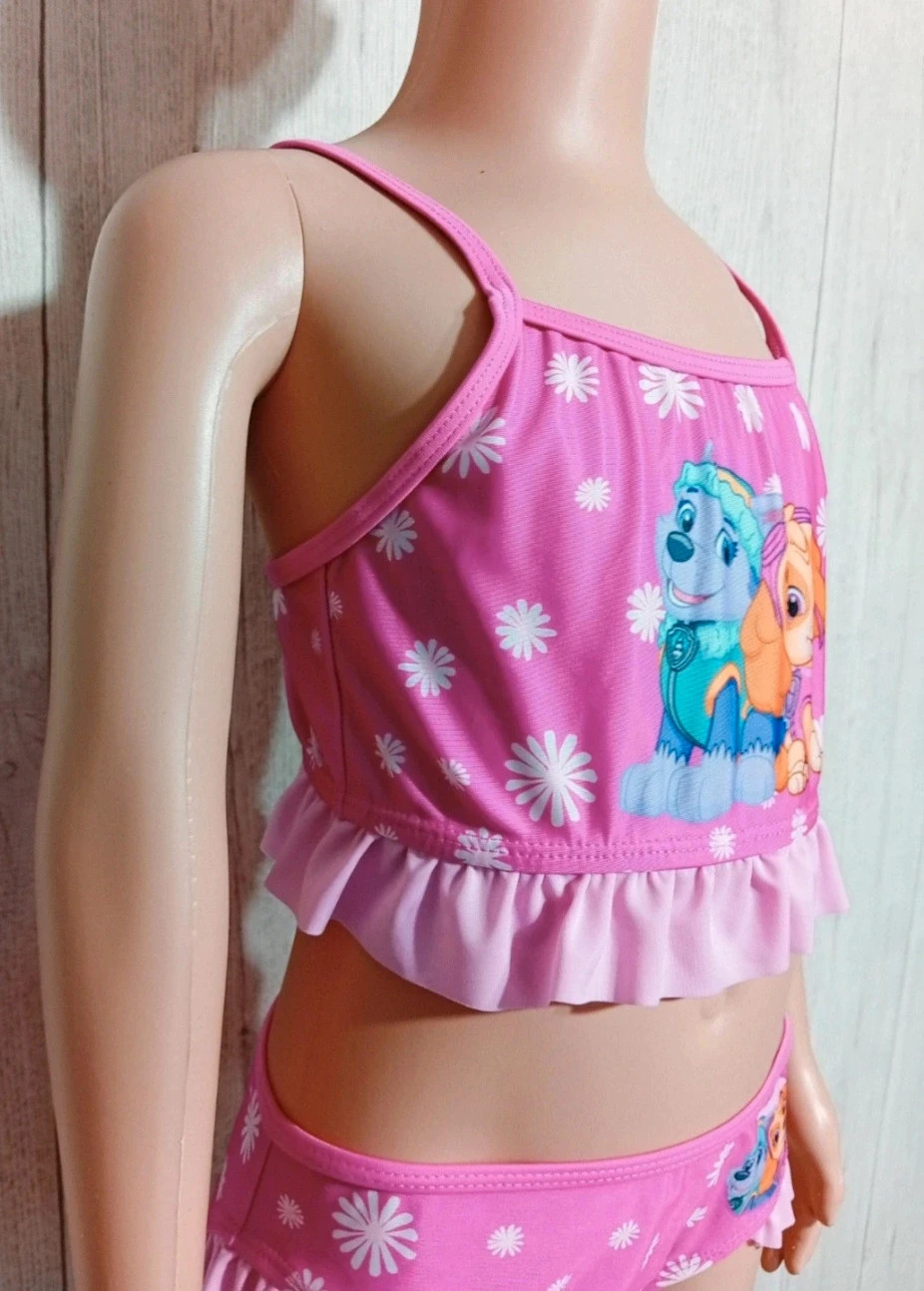 Ensemble maillot de bain 2 pièces fille- taille 7 ans - nickelodeon - couleur fushia rose – Nickelodeon – taille 7 ans / 122 cm 4