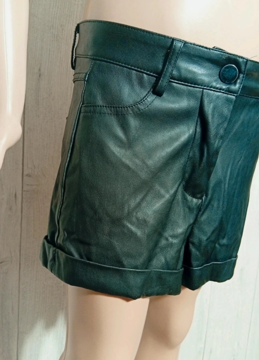Short en cuir fille - Taille 12 ans / XXS - FB Sister- couleur noir – FB Sister – taille 12 ans / 152 cm 2