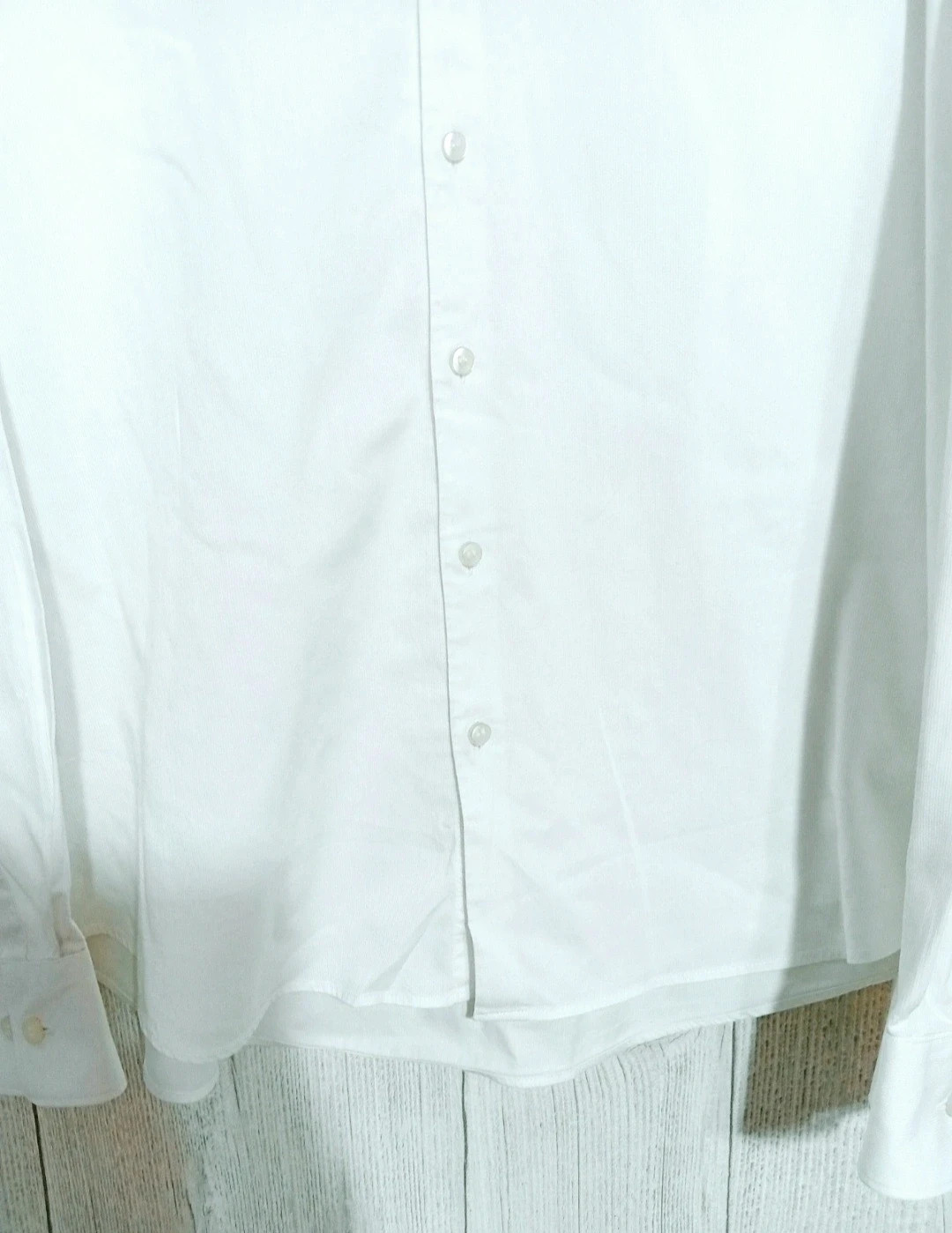 Chemise unie manche longue homme - Taille XXL/44 - Calvin Klein - couleur blanc – Calvin Klein – taille XXL 3