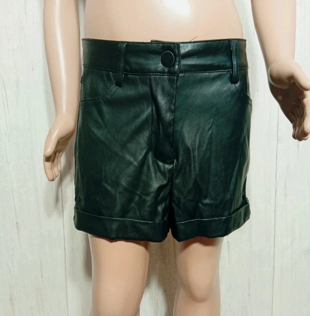 Short en cuir fille - Taille 12 ans / XXS - FB Sister- couleur noir