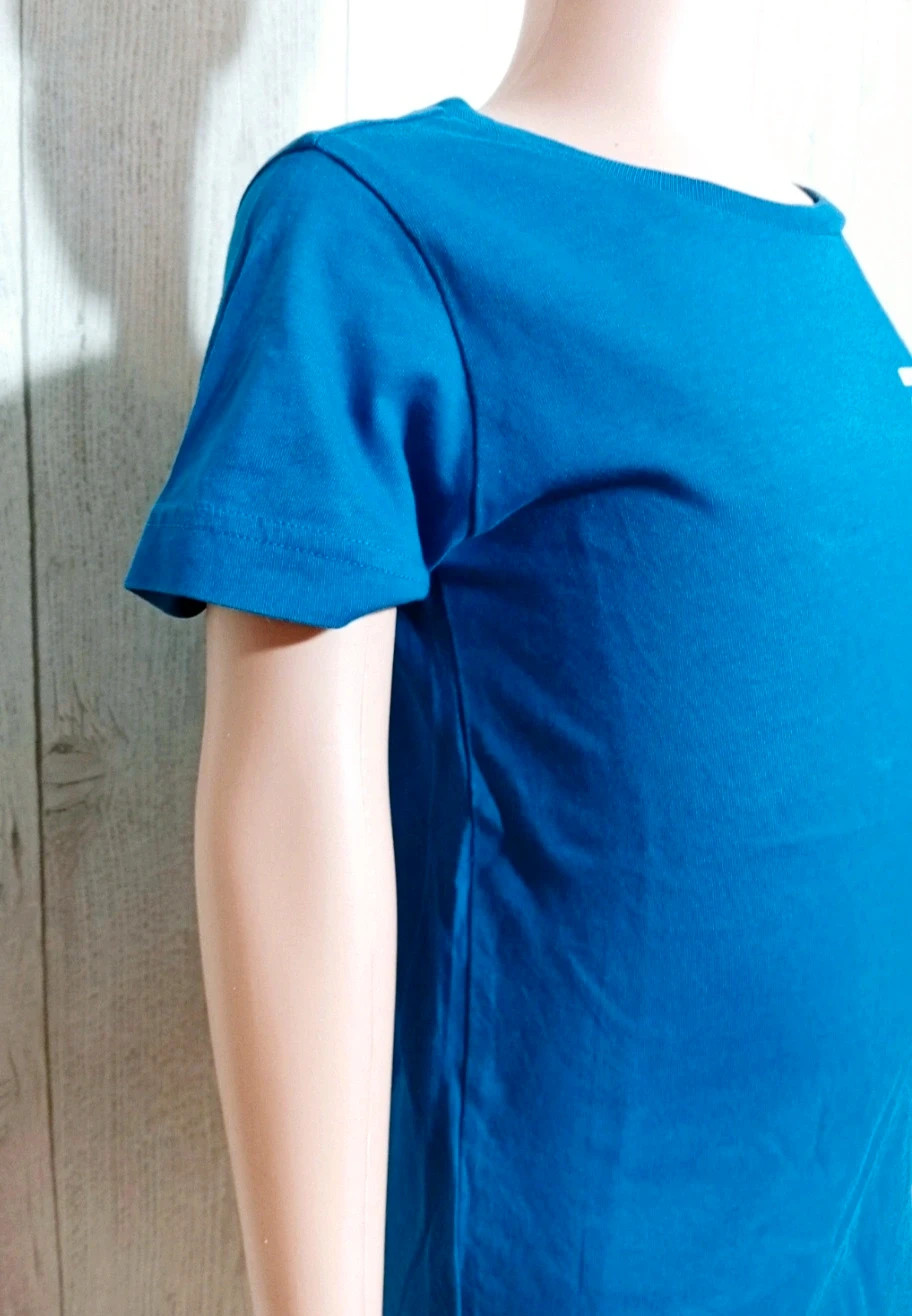 T-shirt manche courte imprimé- taille 5/6 ans ( 116 cm) -Puma-couleur bleu et blanc – Puma – taille 6 ans / 116 cm 4