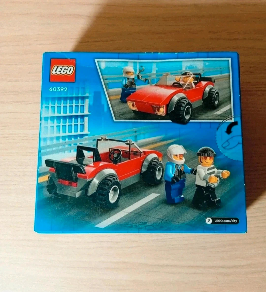 Boite de construction-Lego city- 5+ - Couleur rouge bleu