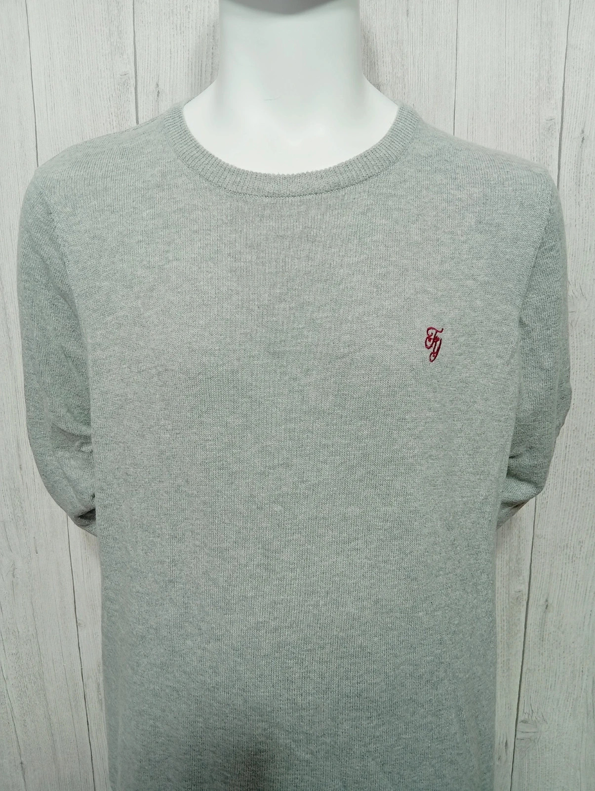 Pull a manches longues - taille L/40 - Firefly - couleur gris – Firefly – taille L 2
