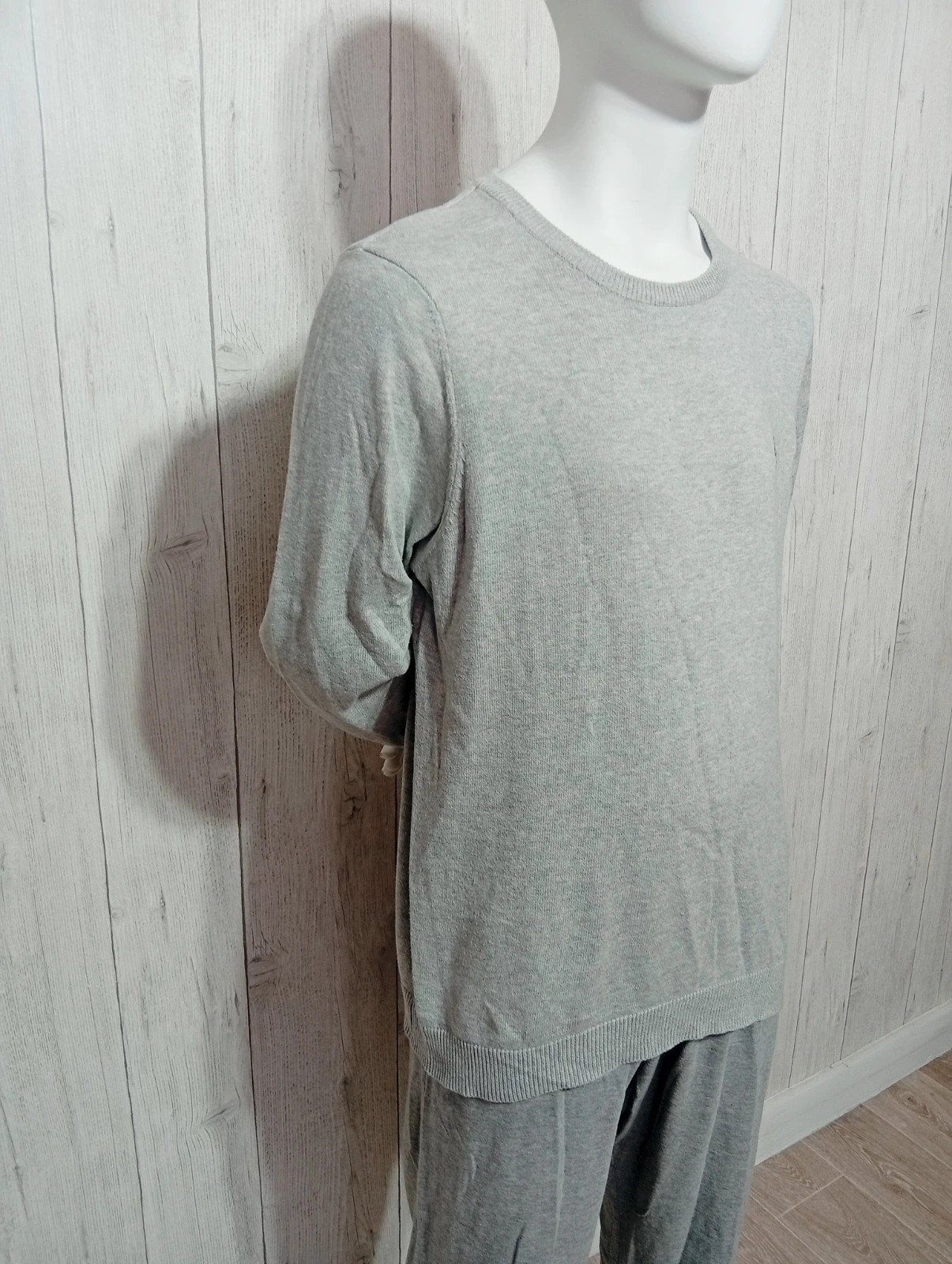 Pull a manches longues - taille L/40 - Firefly - couleur gris – Firefly – taille L 4
