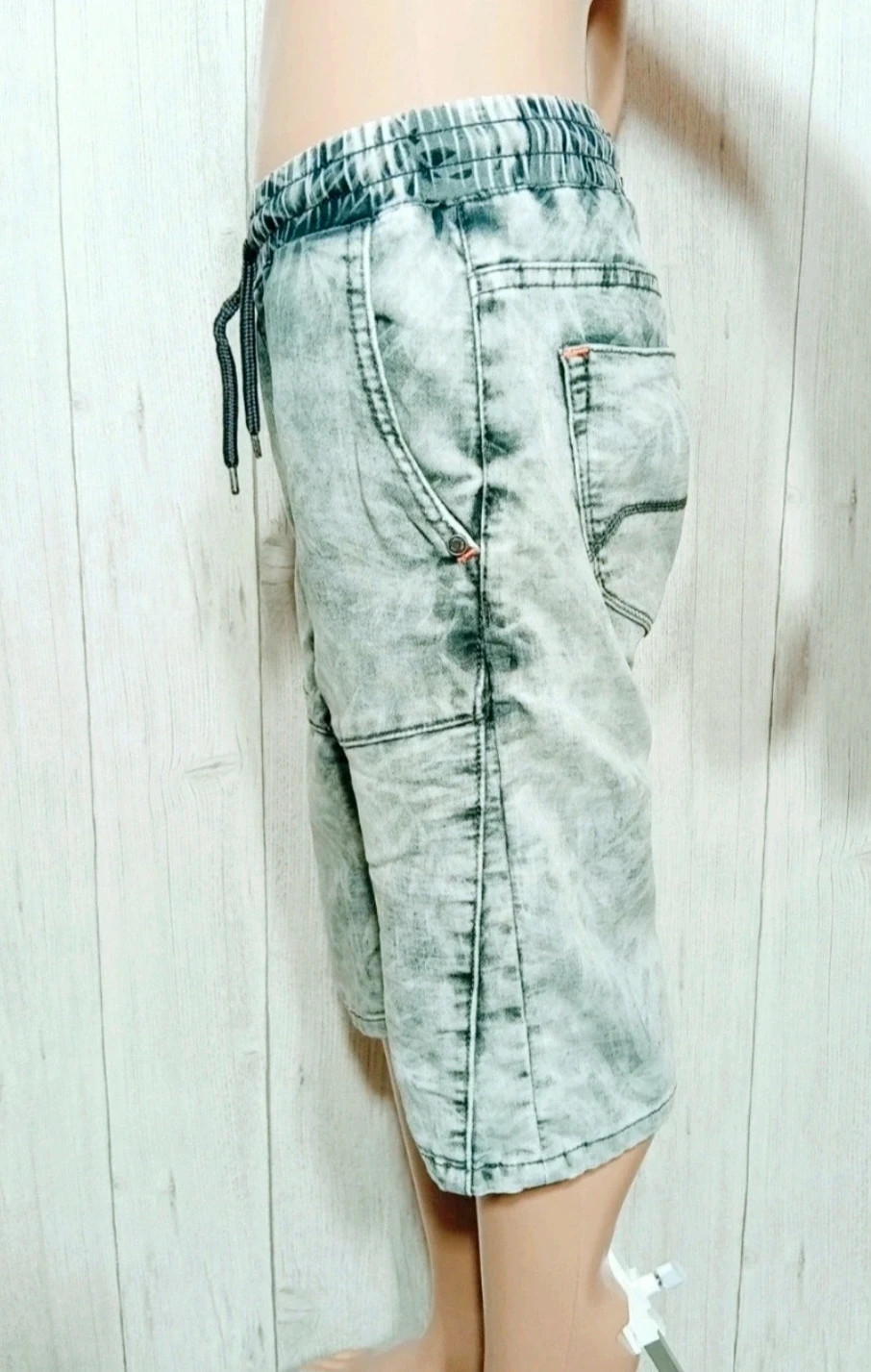 Short en jean garcon - Taille 7/8 ans (128 cm)- Street Rebel - couleur gris – Street Rebel – taille 8 ans / 128 cm 5