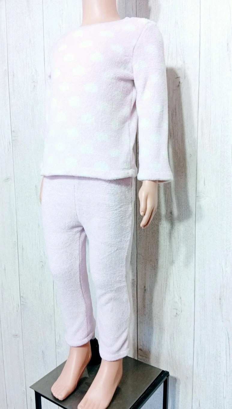 Pyjama 2 pièces fille - Taille 3 ans ( 98 cm) - couleur rose et blanc – taille 3 ans / 98 cm 5