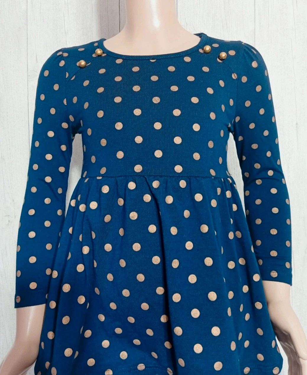 Tunique fille - Taille 10 ans (140cm) -fashion classic - couleur marine et dore – Fashion Classic – taille 10 ans / 140 cm 2