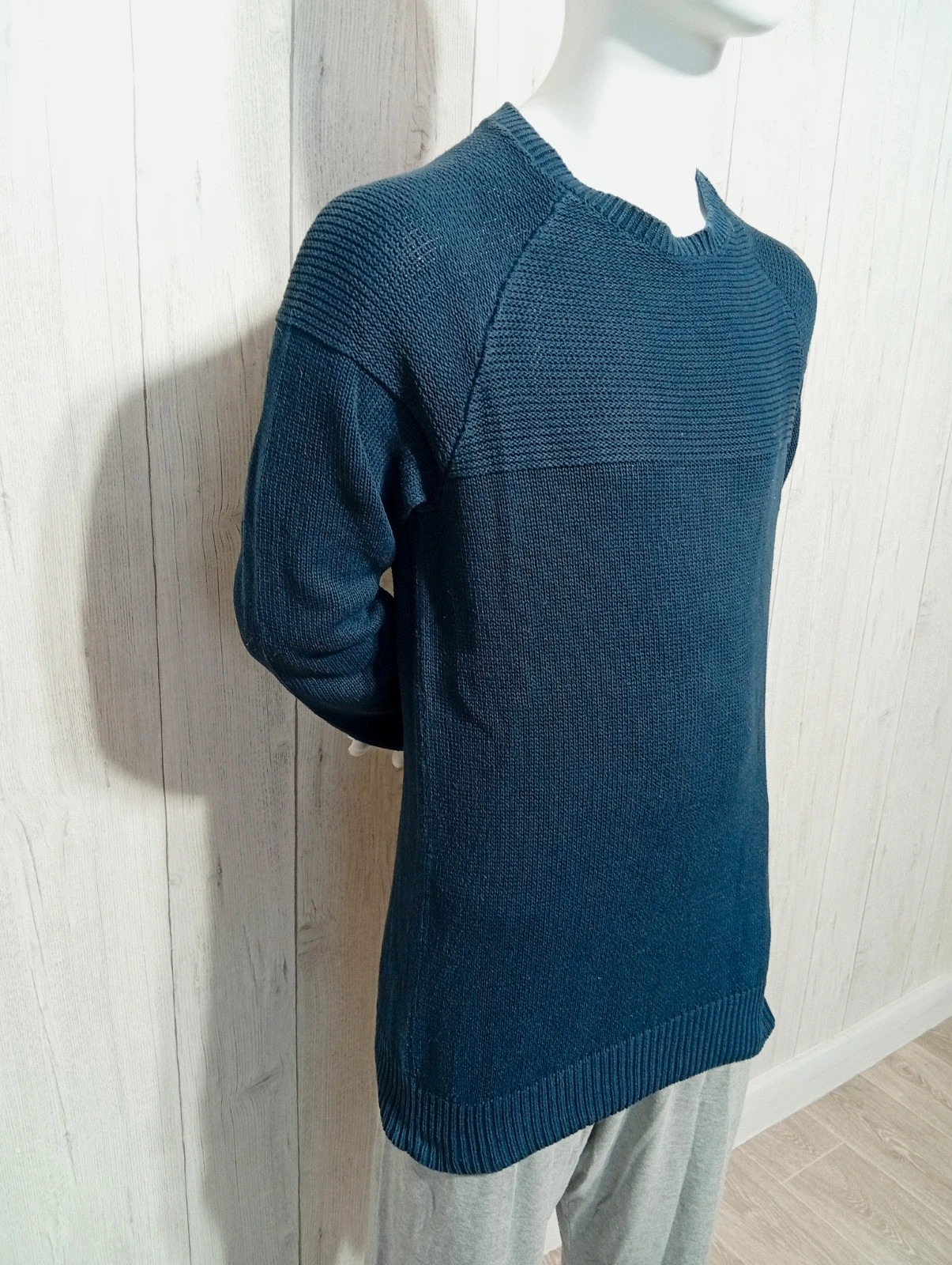 Pull manches longues homme - taille L/40 - Kiabi - couleur marine – Kiabi – taille L 4