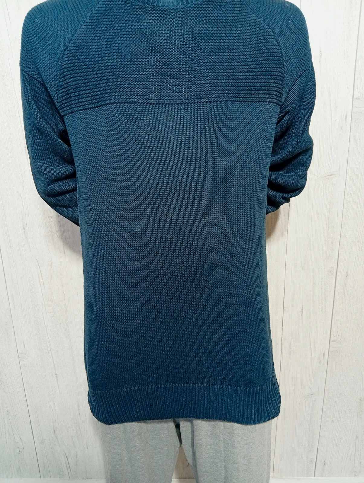 Pull manches longues homme - taille L/40 - Kiabi - couleur marine – Kiabi – taille L 3