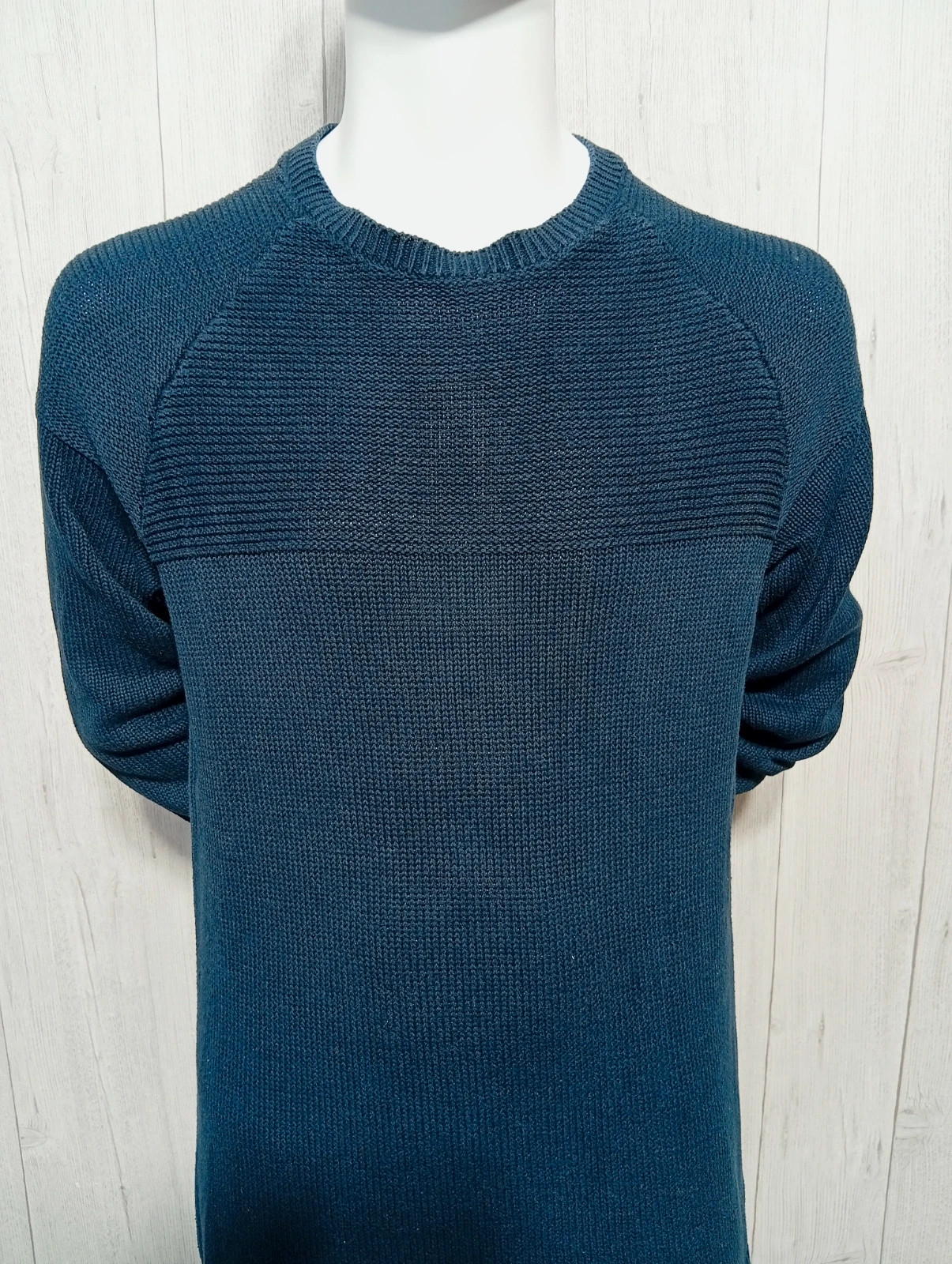 Pull manches longues homme - taille L/40 - Kiabi - couleur marine – Kiabi – taille L 2
