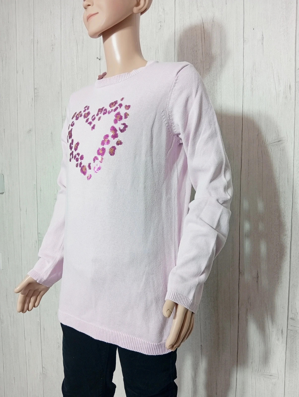 Pull manches longues fille - taille 12 ans - inextenso- - couleur rose – In Extenso – taille 12 ans / 152 cm 5