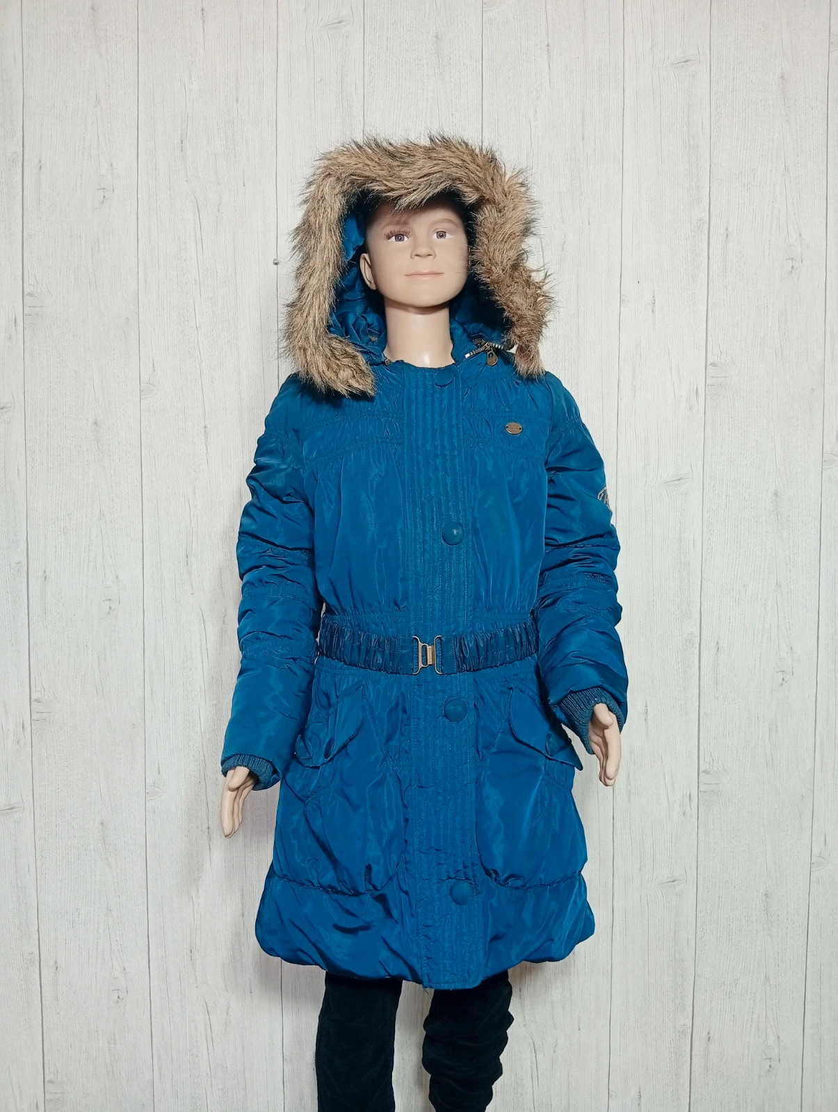 Parkas a capuche fille - taille 12 ans - cks - couleur marine