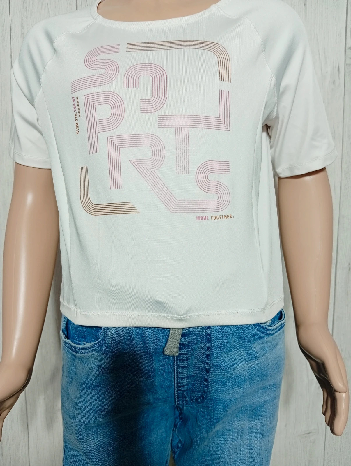 T-shirt manche courte fille - taille 12 ans ( 144/155 cm) - Kiabi - couleur blanc – Kiabi – taille 12 ans / 152 cm 3