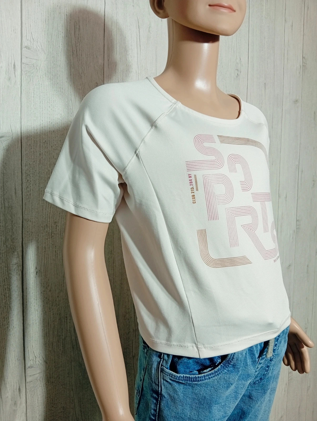 T-shirt manche courte fille - taille 12 ans ( 144/155 cm) - Kiabi - couleur blanc – Kiabi – taille 12 ans / 152 cm 4
