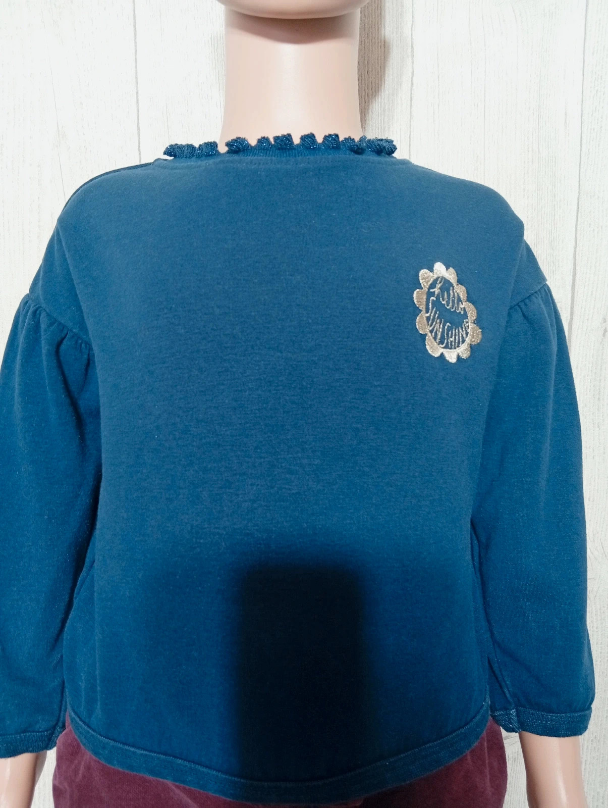 Pull manche longue fille - taille 2 ans (86 cm) - tape a l'oeil - couleur marine – Tape à l'œil – taille 18-24 mois / 86 cm 2