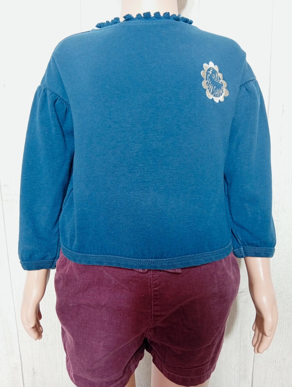 Pull manche longue fille - taille 2 ans (86 cm) - tape a l'oeil - couleur marine – Tape à l'œil – taille 18-24 mois / 86 cm 3
