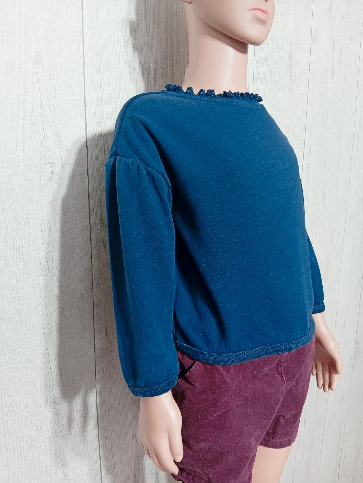 Pull manche longue fille - taille 2 ans (86 cm) - tape a l'oeil - couleur marine – Tape à l'œil – taille 18-24 mois / 86 cm 4