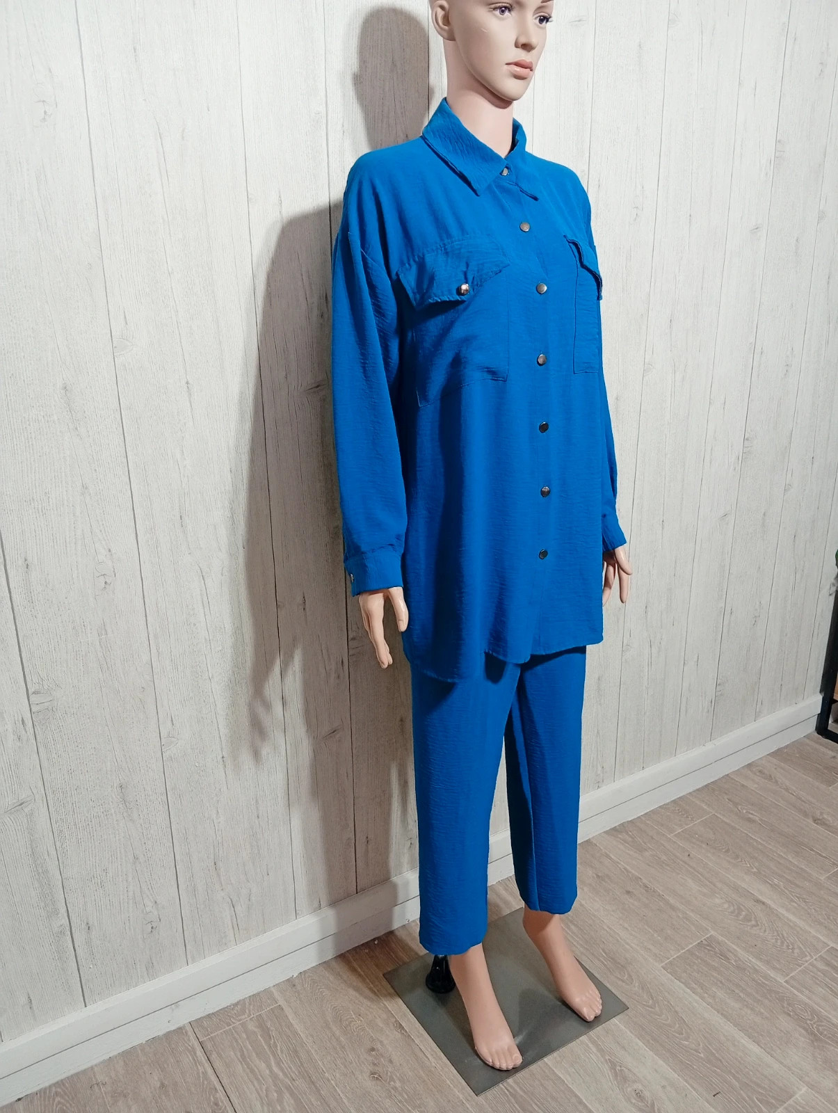 Ensemble 2 pieces femme - taille 40/42 - Clara - couleur bleu – Clara – taille L / 40 / 12 5